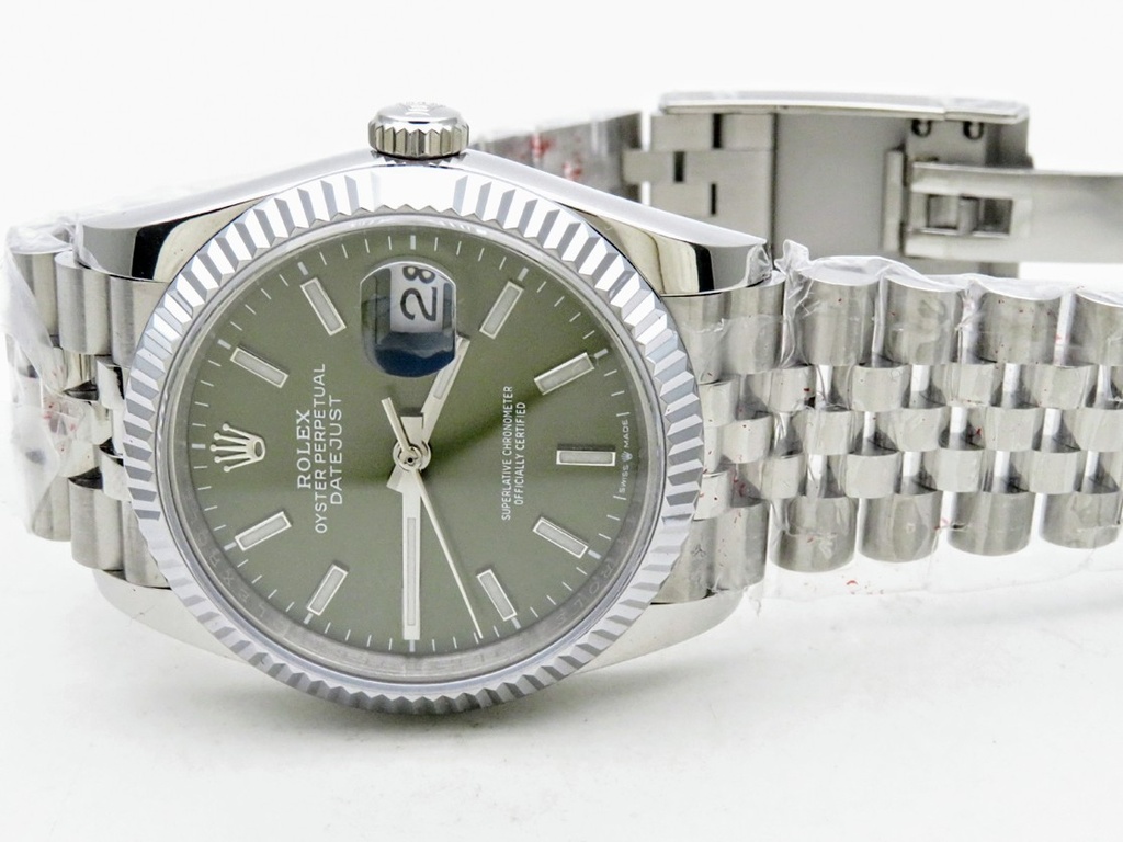 DateJust 126334, 41mm, Green Dial on Oyster Bracelet