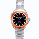 Planet Ocean Professional Orange Bezel 45.5mm 1:1 VSF Best Edition on SS Bracelet A8500 Super Clone