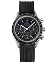 Speedmaster Racing Master SS HRF Maker Black Dial on Black Rubber Strap A7750