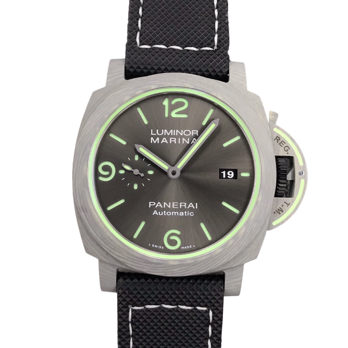 PAM1118 Luminor Marina “Luminous Trilogy” VSF 1:1 Best Edition on Black Sportech Strap P.9010 Clone