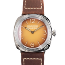 PAM687 Acciaio Brevettato ZF 1:1 Best Edition Brown Dial on Brown Leather Strap P.3000 Super Clone