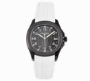 Aquanaut Black Venom DLC ZF 1:1 Best Edition Black Dial on White Rubber Strap 324CS