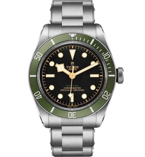 Heritage Black Bay “Green” Harrods Exclusive, ZF, SS Bracelet, A2824