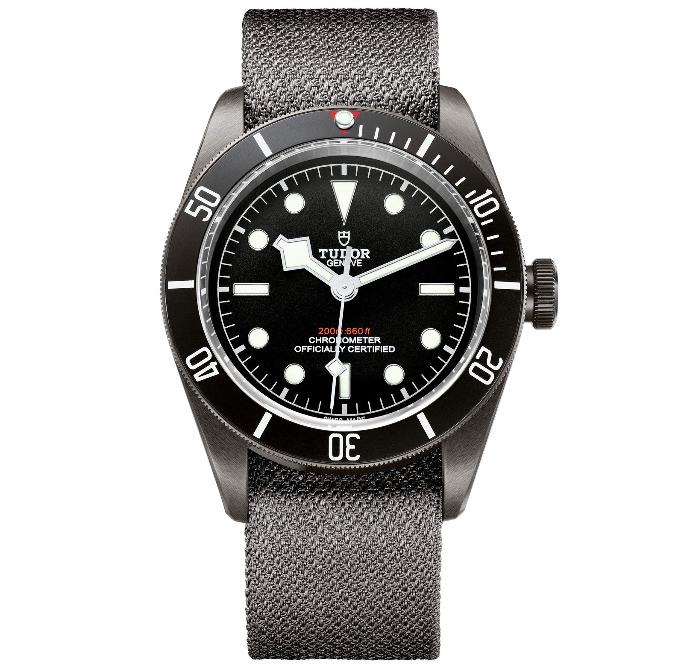 Heritage Black Bay Dark DLC, ZF, Black Bezel on Distressed Leather Strap, A2824