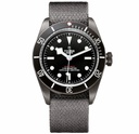 Heritage Black Bay Dark DLC, ZF, Black Bezel on Distressed Leather Strap, A2824
