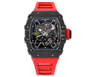 RM035-02 Real NTPT ZF Skeleton Dial on Red Rubber Strap NH05A V3+