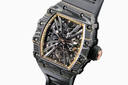 RM012 Transparent Tourbillon RMF Skeleton Dial on Black Rubber Strap