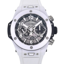 Big Bang Unico White Ceramic ZF Skeleton Dial on White Rubber Strap A1280