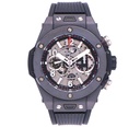 Big Bang Unico Black Ceramic HBF Black Skeleton Dial on Black Rubber Strap A1242