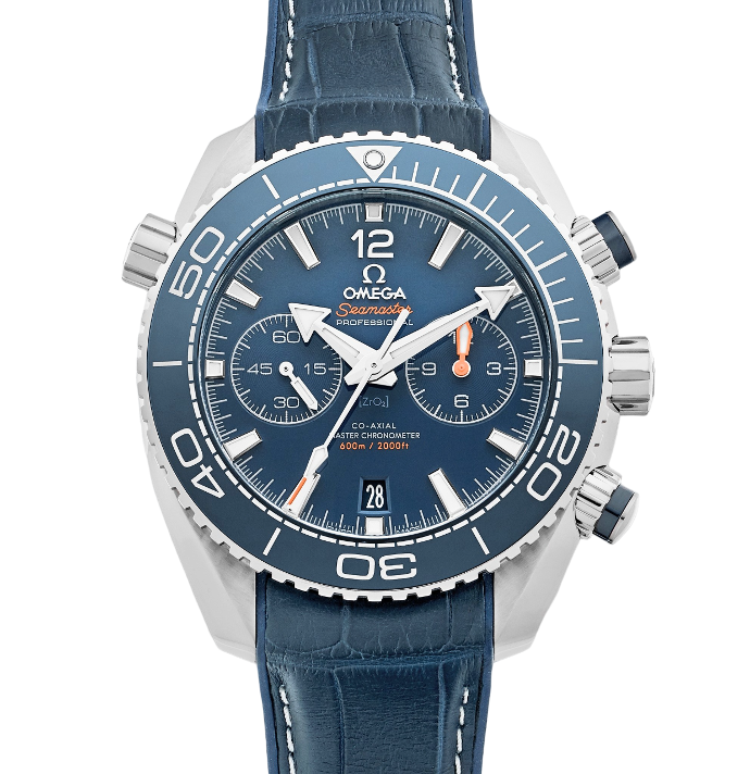 Planet Ocean Seamaster, OMF, Blue Dial on Blue Rubber Strap A9300