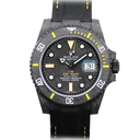 Submariner DiW, Forged Carbon Yellow Element on Nylon Strap, VS Factory, VS3135