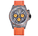 Daytona DIW Carbon, OMF, Carbon/Orange Dial on Orange Nylon Strap, A7750