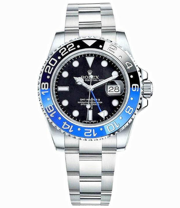 GMT Master II 126710, BLNR, Black/Blue "Batman", 904L Stainless Steel, Oyster Bracelet