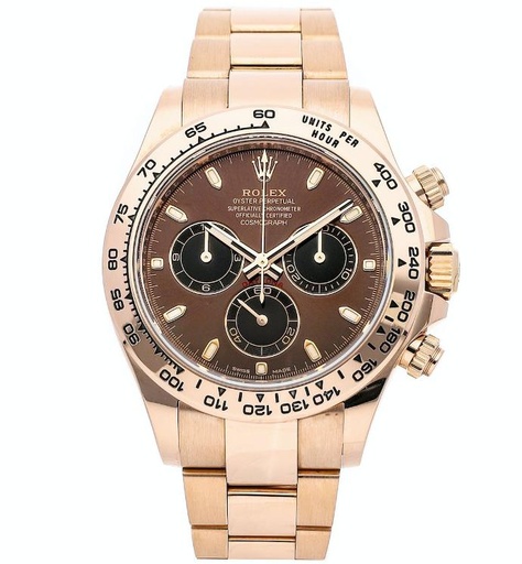 Daytona 116505, BT, Brown Dial on RG Bracelet, SA4130