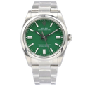 Oyster Perpetual 124300, 41mm, GreenDial, Oyster Bracelet