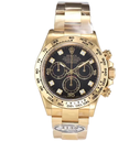 Daytona 116508, Clean Factory, Black Diamond Dial on YG Oyster Bracelet, A4130