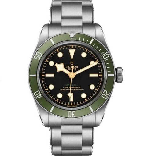 Heritage Black Bay “Green” Harrods Exclusive, ZF, SS Bracelet, A2824