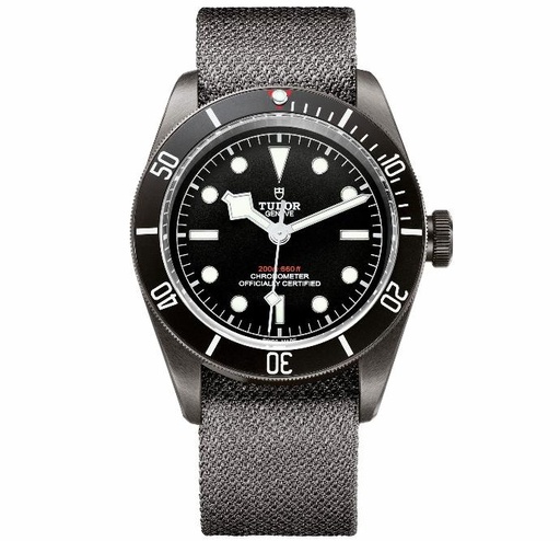 Heritage Black Bay Dark DLC, ZF, Black Bezel on Distressed Leather Strap, A2824