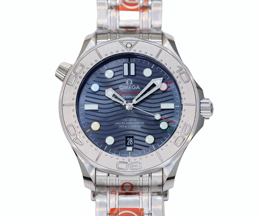 Seamaster 300m Winter 2022, OR, Blue Dial on SS Bracelet A8800