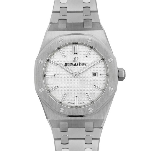 Ladies Royal Oak, 33mm, 8F, White Dial on SS Bracelet