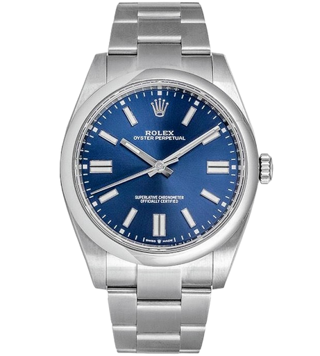 Oyster Perpetual 124300, 41mm, Blue Dial, Oyster Bracelet