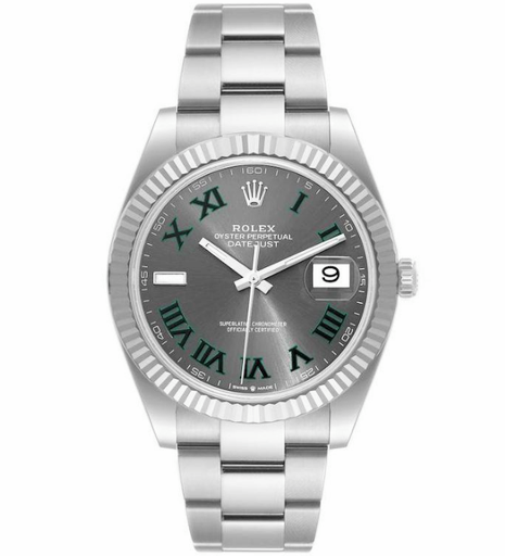 DateJust 126334, 41mm, Wimbledon Dial on Oyster Bracelet